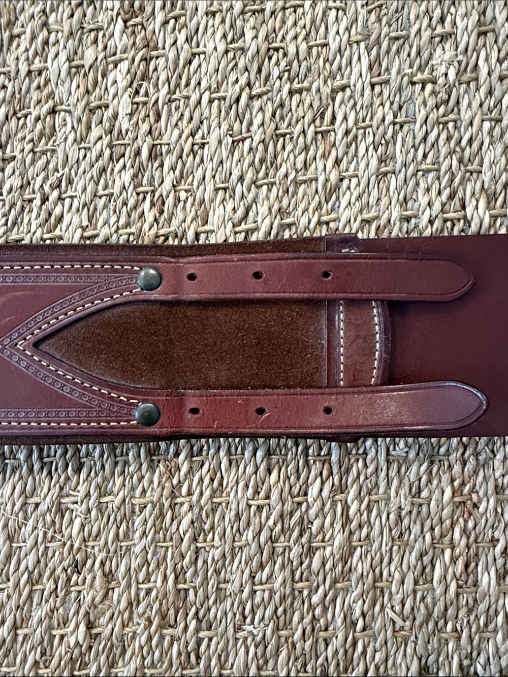 Ralph Lauren Collection wide suede Belt - Picture 4 of 5